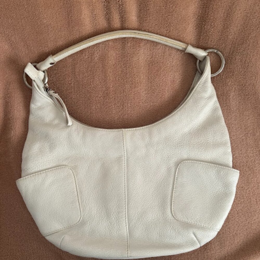 HOBO brand off-white shoulder purse
